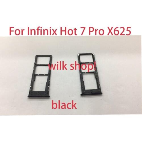 NEW Sim Cards Adapters For Infinix Hot 7 Pro X625 SIM Card Holder Tray Slot Replacement Parts