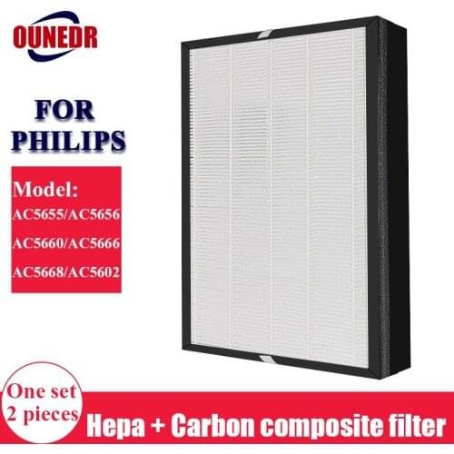 Air Purifier HEPA Filter Carbon Composite Filter FY5186 For Philips AC5655 AC5656 AC5660 AC5666 AC5668 AC5602 air purifier parts