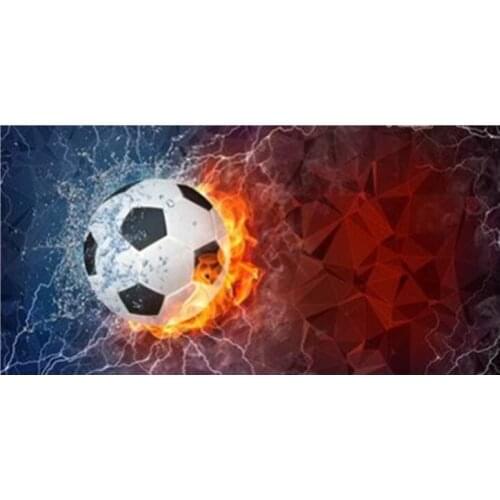 Cool Fire Ice Soccer Basketball Tennis Sports Beach Towel Microfiber Fire Water Splashing Bath Gym Travel Towels Xmas Gifts 140