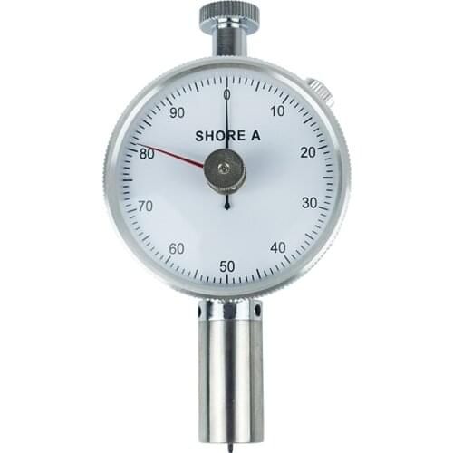 Portable Analog Shore A Hardness Tester Double pointer Single Pointer Durometer Hardnessmeter for rubber Plastic leather
