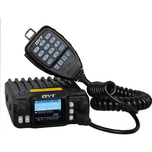 New KT-7900D Car Mobile radio Quad Band 144/220/350/440MHZ 25W Transceiver LCD Display KT7900D Vehicle radio Walkie talkie