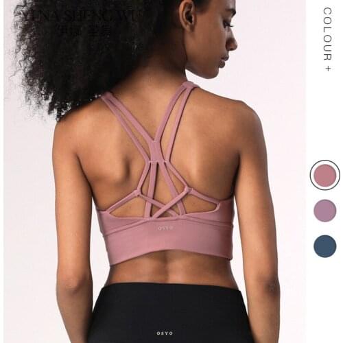 Sports Bra Padded High Impact Support High Quality Women Gym Tank Top Push Up Yoga Underwear Bra Fitness Workout Vest Sportswear