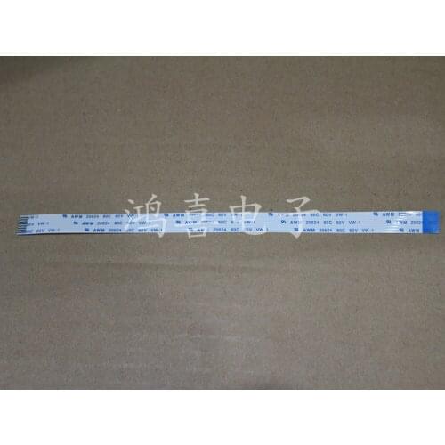 WZSM Wholesale New 10Pcs FFC FPC Flexible Cable 1.0mm Pitch 8 Pins Length 200mm Direction Reverse AWM 20624 80C 60V VW-1