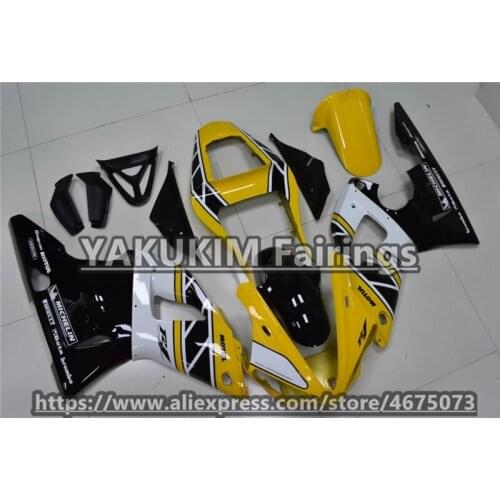 YAKUKIM ABS Injection Fairing Kits For YAMAHA YZF R1 00-01 Year 2000 2001 YZFR1 00 01 YZF1000 00 01 Motobike Fairings New