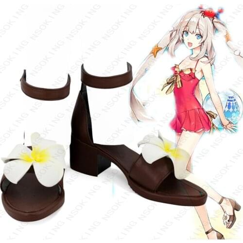 New Fate Grand Order Marie Antoinette swimsuit Cosplay shoes Anime Boots Tailor-Made