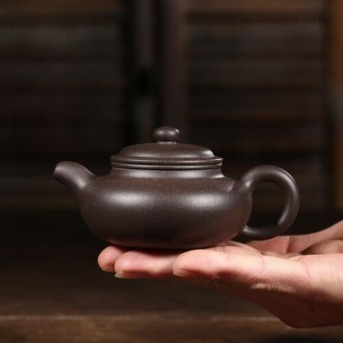 Famous Artisan Handmade Miniature Antique Purple Sand Teapot Making Teapot Kungfu Teaware Gift Customization Wholesale