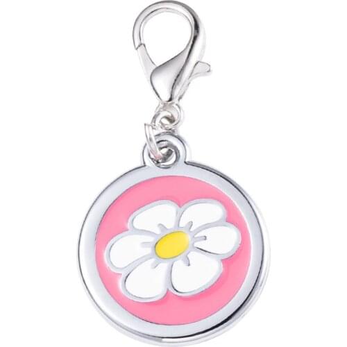 1pc Personalized Cat ID Tag Free Engraving For Kitten Collar Pet Charm Name Pendant Necklace Accessory