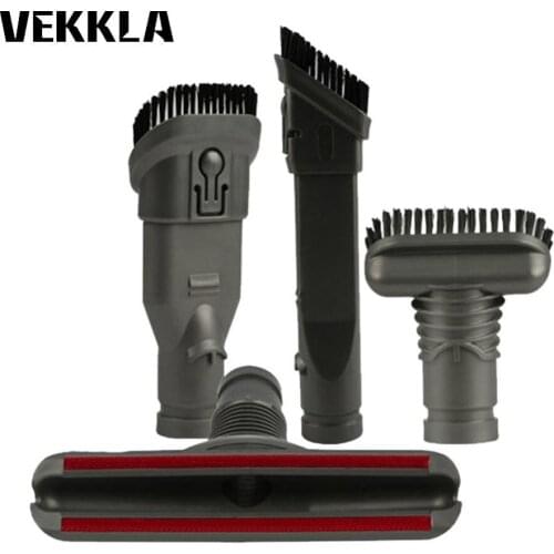 4pc/set Vacuum Home Cleaning Brush Kit Electrostatic Dust Removing Nozzle Replacement Crevice tool For DC35 DC45 DC52 DC58 DC62