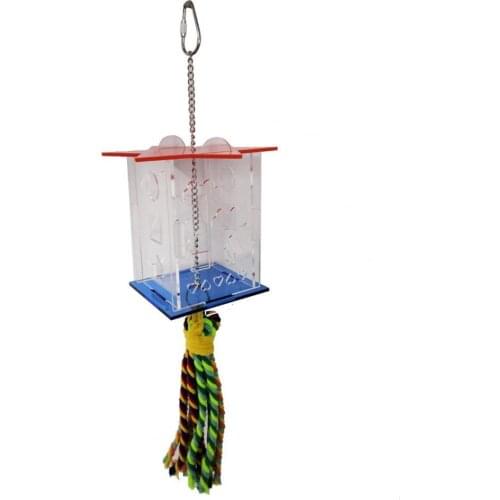 Decompression Large Capacity Pet Foraging Feeding Box Toy for Cockatiel