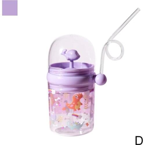 250ml Kids Funny Whale Water Spray Drinking Cup Cartoon Feeding Bottles With Straws Portable Leakproof Childrens Cups Drink