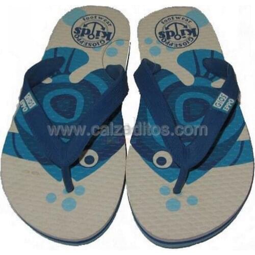 Gioseppo Kids flip flops, white FLEM model