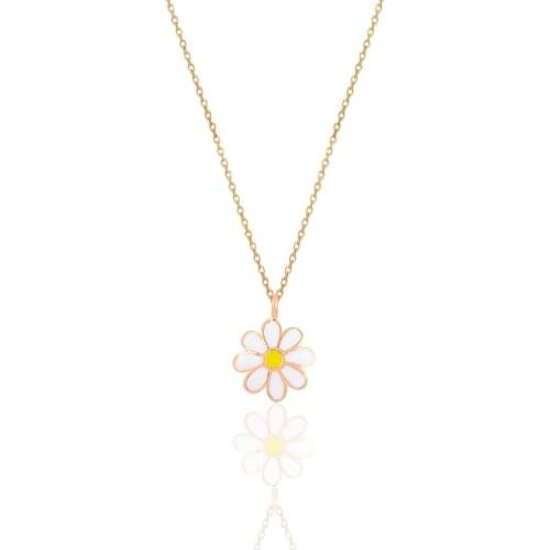 Design Necklace - Daisy Model - Colorful - Stylish & Chic - Womens 2021 Fashion - Gift & Daily Use Elegant - Minimal - Trendy