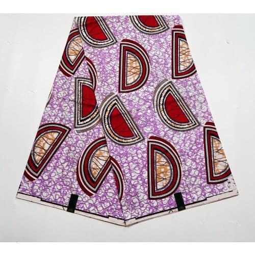 Guarunteed Soft African Wax Print Wax Fabric 100% Cotton Nigeria Ankara Ghana Wax 6yards for Party Dress N618-1
