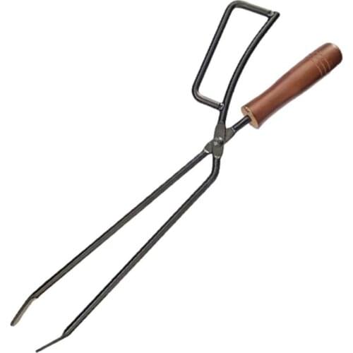 Barbecue Carbon Clamps Durable Charcoal Carbon Flame Tong BBQ Charcoal Tongs Pliers Grilled Food Clip Portable Camping Tools