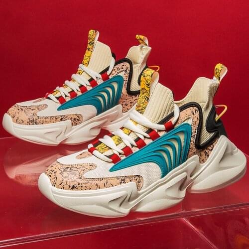 Men Sneakers Running Sports Shoes Breathable Male Gym Training Outdoor Fitness Sneakers New Fashion Adult Casual Athletic Shoes