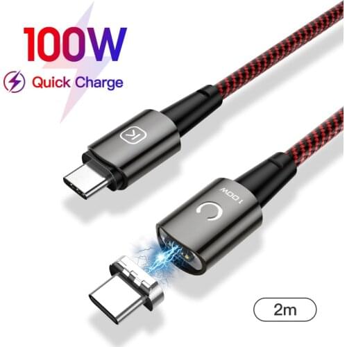 KUULAA 100W Quick Charge 4.0 USB-C Fast USB Charge Cord USB C To USB Type C For SamsungS20 PD Cable For MacBook Pro IPad Pro2020