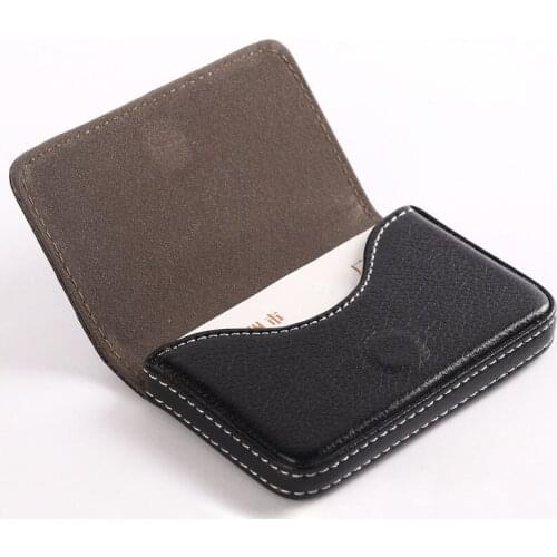 50pcs Fashion Men Business Card Holder Casual PU Wallet Coin Purse Holder Coin ID Card Pocket ZA6909