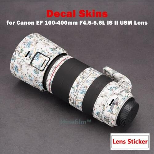 EF 100-400mm II Lens Premium Decal Skin for Canon EF 100-400mm f/4.5-5.6L IS II USM Lens Anti-scratch Cover Film Wrap Sticker