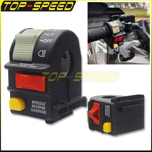 Handlebar Headlight Hi/Lo Beam Light/Kill/Stop Switch For Polaris Sportsman/Magnum/Scrambler/ATP/Trail Boss 400 500 600 700 800