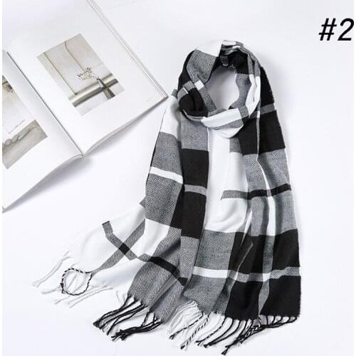 32*190CM Fashion Autumn/Winter New British Mens and Womens Childrens Cashmere Scarf Warm Tassel Plaid Shawl Factory Wholesale