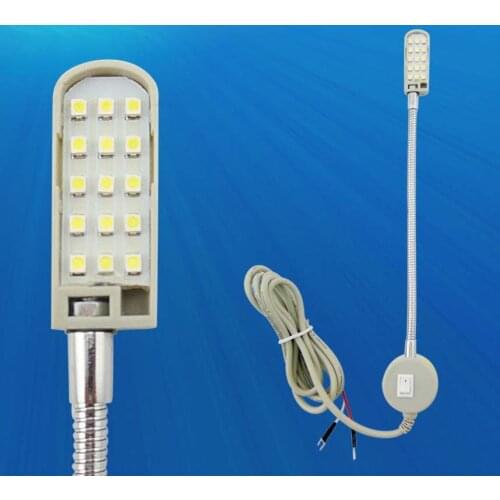 Super Bright 1.5W Industrial Sewing Machine Led Light Magnetic Basement Gooseneck Adjustable