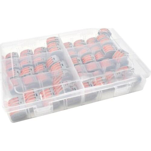 Universal Compact Push-in Conductor Terminal Block Quick Wire Connector Insulated Wiring Terminals Mixed in Box