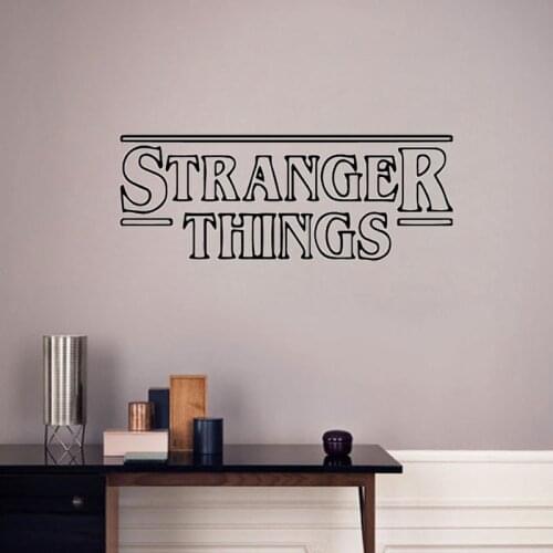 Stranger Things Vinyl Wall Stickers Kids Room Decoration Removable Wall Decals Quote Wallpaper Poster Mural Home Decor