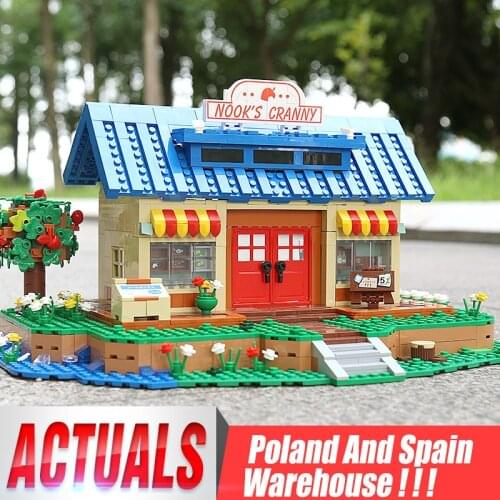 Yeshin K103 Streethouse Building Toys The Animal Crossing House Assembly Bricks Model Building Blocks Kids Christmas Toys Gifts