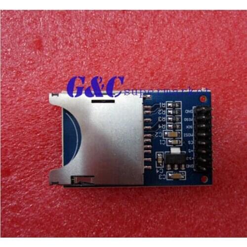 1PCS SD card module slot slot reader ARM MCU read and write electronic component compatible board programmer diy electronics