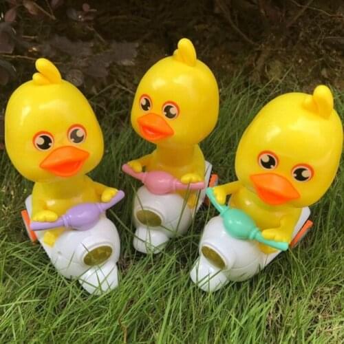 1Pc No not need battery press then return cart little yellow duck motorcycle inertia