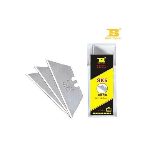 10Pcs Bosi Tool 60 18 0 5mm T type Utility Cutter Blade Silver Tone