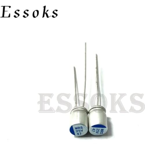 10pcs 25V 47uF 5X7 6X6 6X8 mm Super Low ESR 25V47uF For Motherboard Solid Capacitor Capacitors