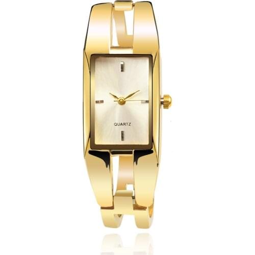 2017 Gold Womens Quartz Wristwatches Fashion Casual Womens Bracelet Watch Ladies Dress Watch Clock Relogio Feminino Reloj Mujer