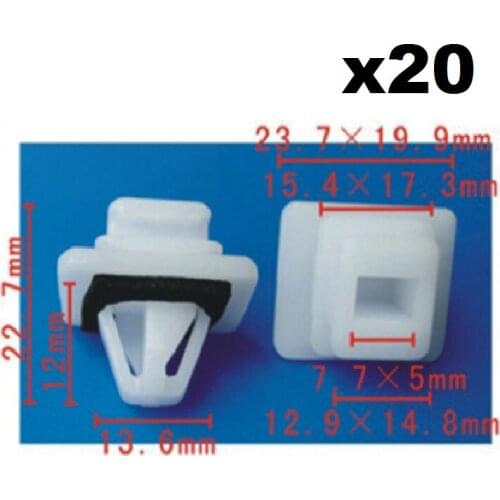 20x For Honda Nylon Retainer Clip B126