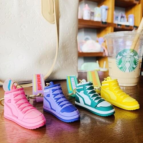 New Creative Sneakers Cartoon Mini Keychain Fashion Bag Pendant Tide Pendant Birthday Gift Key Chain