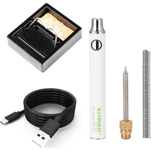 Handskit USB Charging Soldering Irons 8W 5V Electric Soldering Iron Kit Soldering Station Bga Rework Station Stand Welding Tools