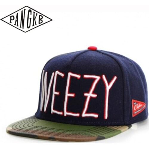 PANGKB Brand Weezy Throwback Cap camouflage hip hop snapback hat for men women adult outdoor casual sun baseball cap bone