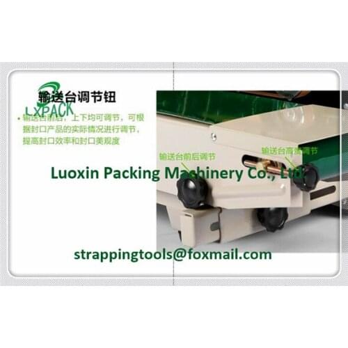 LX-PACK High quality Continuous Plastic Bag Heat Sealer Horizontal vertical continuous operation heat sealer plastic film sealer