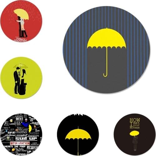 How I Met Your Mother Himym Quotes Icons Pins Badge Decoration Brooches Metal Badges For Backpack Decoration 58mm