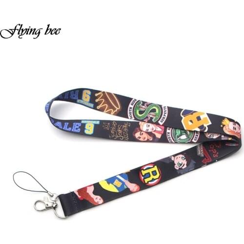 20pcs/lot fashion Charming Lanyard Phone Rope Keychains Phone Lanyard for Keys ID Card Cartoon Lanyards For Men Women X0102