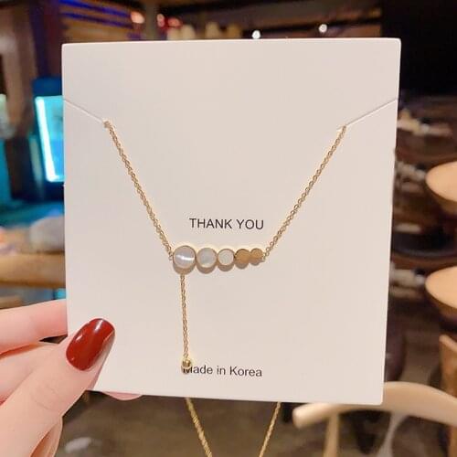 Simple Elegant Cute Golden Disc Pendant Necklace For Women Cute Short Necklaces Trendy Jewelry Romantic Gift