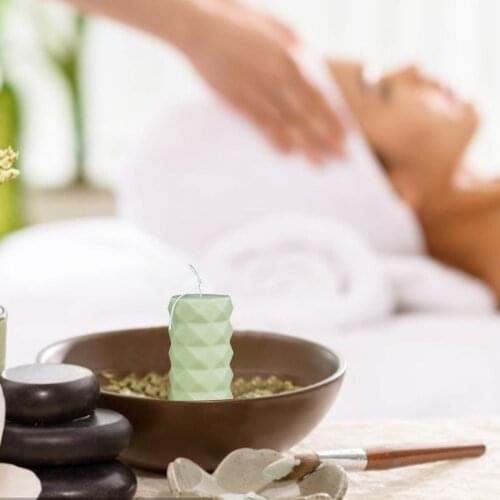 2021 Valentines Day Diy Silicone Candle Mold 3d Mold Columnar Acrylic Mold Soap Mold Cake Mold Aromatherapy Candle Mold