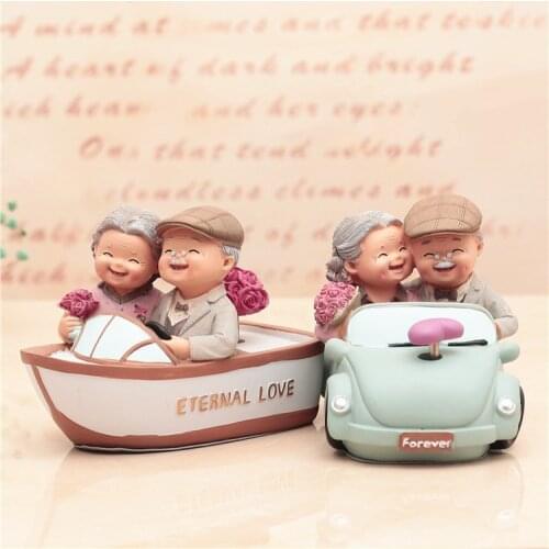 7-Couples Couples Old Men and Old Women Love To Accompany Wedding Anniversary Gifts Room Ornaments Home Decorator