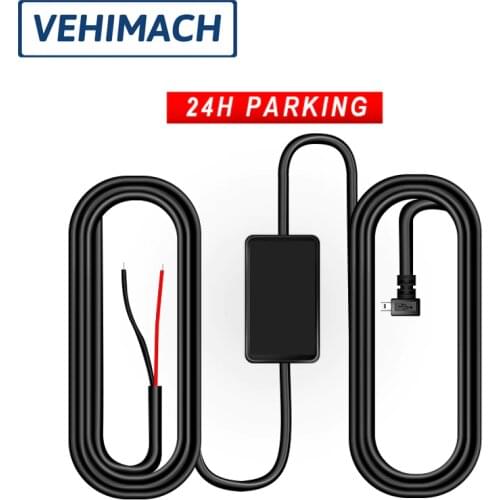 Car Dash Cam Hardwire Kit Micro USB Fuse 24h Parking Monitor Dashcam Wire 12/24V To 5V Universal For Auto Mirror DVR Electronic