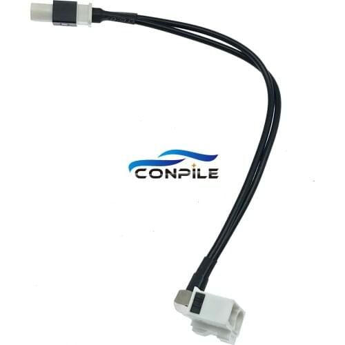 1pc for Volkswagen RCD510 RNS510 RNS315 275 MIB radio antenna 1 to 2 interface conversion harness cable