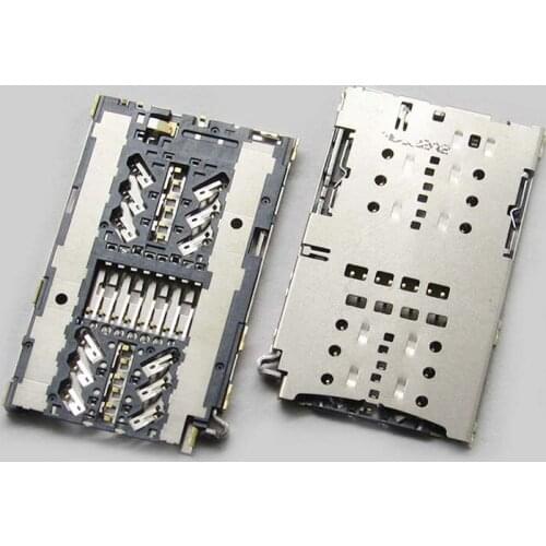 10pcs/lot Original new for Samsung Galaxy S8 G950 S8+ S8 plus G955 SIM card reader connector socket slot