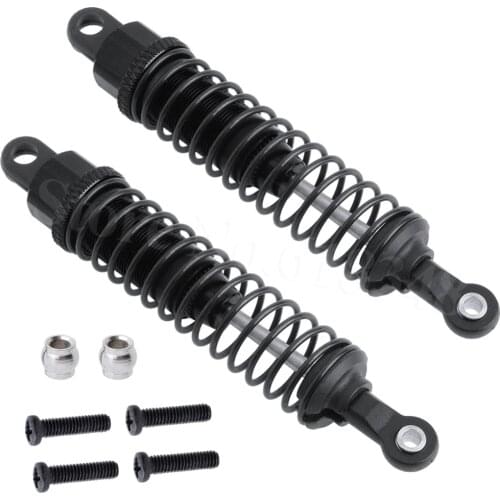 2pcs/lot Aluminum Rear Oil Shock Absorber 80mm For RC Upgrade Parts HQ 1/16 731 732 733 734 Buggy Monster Truck Rally