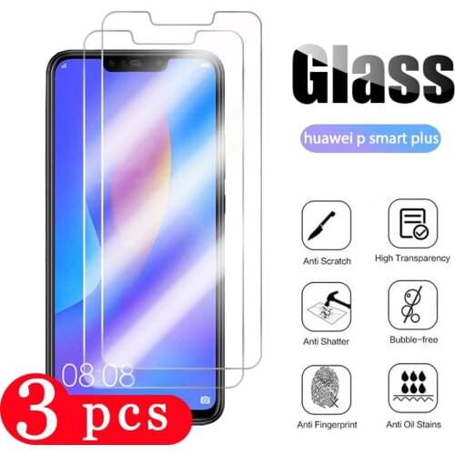 3/2/1Pcs glass for Huawei p smart plus 2018 pro 2019 2020 2021 p smart Z S phone screen protector tempered glass protective film