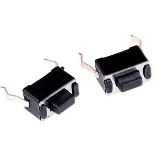 30/100pcs/lot 6x6x5mm/3x6x4.3mm Mini Micro Momentary Tactile Push Button Switch 2 Pin ON/OFF Keys Button DIP