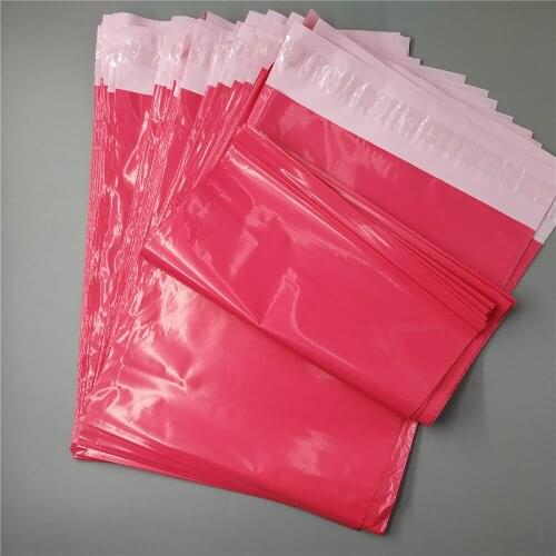 38x48cm 100pcs Pink Express Bag Toughness Courier Bags Multiple Frosted Self-Seal Adhesive Storage Bag Strong Waterproof Mailing